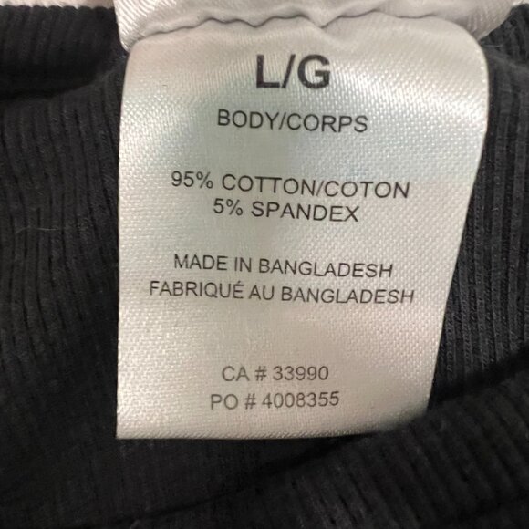 Y2K CARE BEARS Black Crop Stretch Baby Tank Top with Grumpy Bear | 95% Cotton - Picture 6 of 10